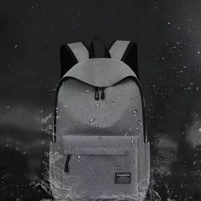 Trendy Men's Minimalist Backpack Versatile Backpack Large Capacity School Student Computer Travel Bag Washable Unisex Backpack - Smarsty