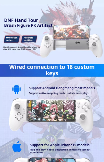 Memo S3 Type-C Mobile Gamepad with Hall Effect Joystick - Smarsty