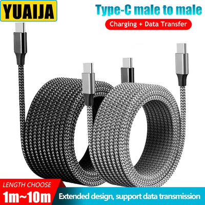 Type C to Type C PD 60W Fast Charging Cable Type C 3m 5m 8m 10m Extending Data Cable for iPhone 15 Pro Max Huawei Xiaomi Samsung - Smarsty