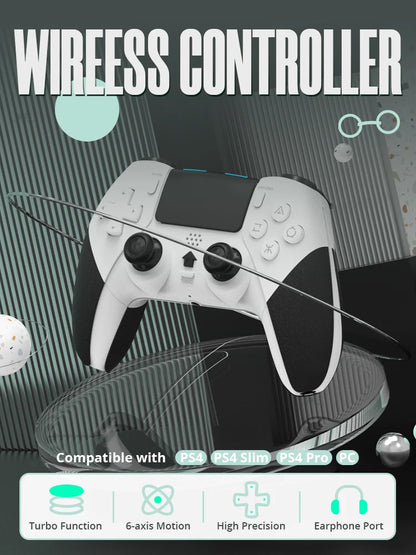 Bluetooth Wireless Controller for PS4 and PC Gaming - Smarsty