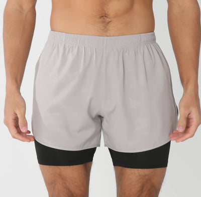 Gym Shorts Men Running Shorts with Liner Pockets Towel Loop Quick Dry Lightweight Workout Men's Breathable Athletic Sport Shorts - Smarsty
