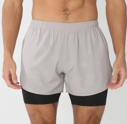 Gym Shorts Men Running Shorts with Liner Pockets Towel Loop Quick Dry Lightweight Workout Men's Breathable Athletic Sport Shorts - Smarsty