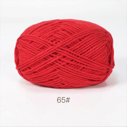 Soft Milk Cotton Yarn for Hand Knitting Projects - Smarsty