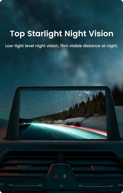 Rear View Camera 1080p Full HD Night Vision for Cars - Smarsty