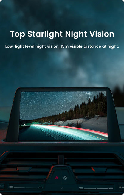 Rear View Camera 1080p Full HD Night Vision for Cars - Smarsty