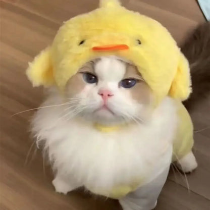 Cute Cat Dog Plush Hat for Warm Cosplay Fun - Smarsty