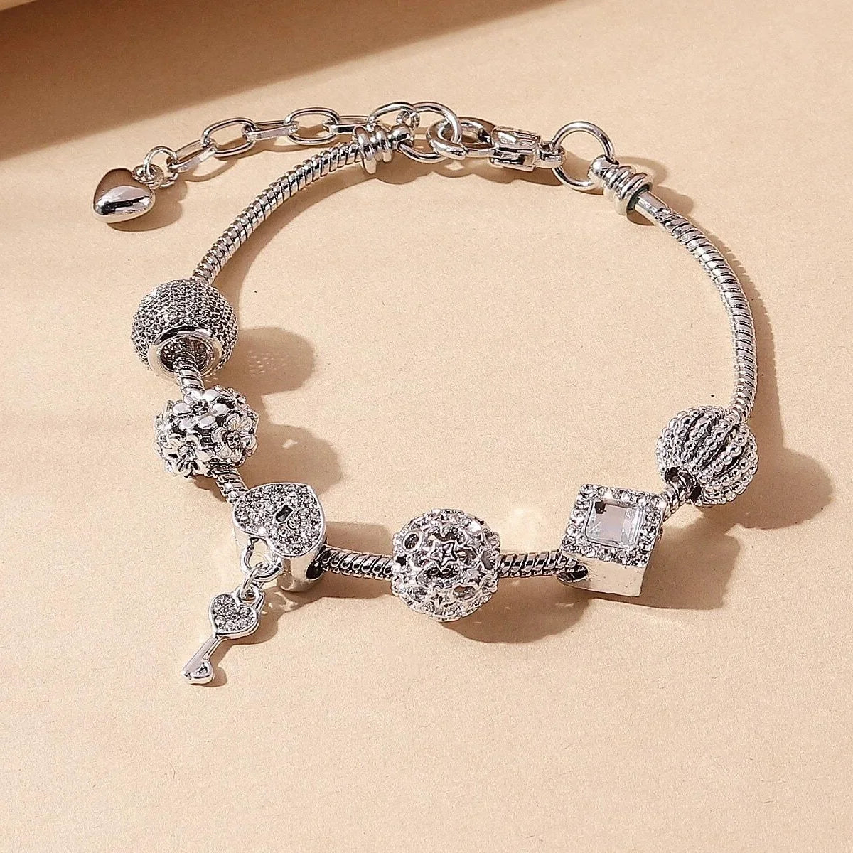 Women's Beaded Love Bracelet for Daily Style - Smarsty