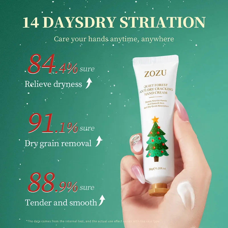 Rice Hand Cream Volumizing Rejuvenating Nourishing Moisturizing Refreshing Non-Greasy Hand Care Cream 30g - Smarsty