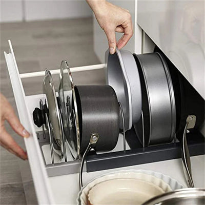 Kitchen Organizer Sink Dish Drying Rack Sink Drain Shelf Bowl Plates Shelf Storage Drawer Desktop Adjustable Holder Accessories by Smarsty