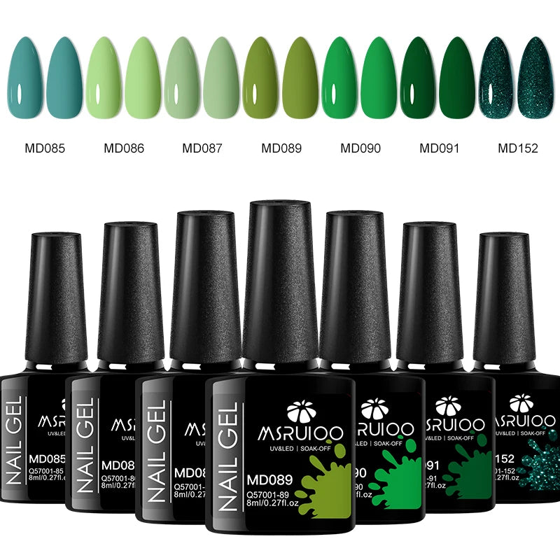 7 Piece Long Lasting Nail Gel Polish Set - Smarsty