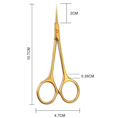 Stainless Steel Cuticle Scissors for Precise Nail Care - Smarsty