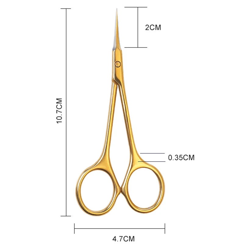 Stainless Steel Cuticle Scissors for Precise Nail Care - Smarsty