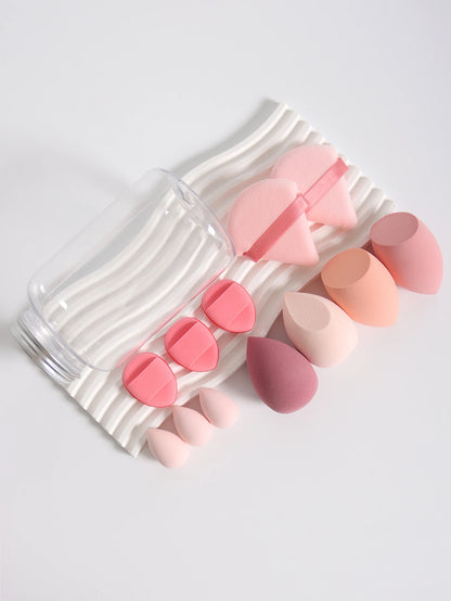 12Pcs Latex-Free Makeup Sponge Set for Flawless Application - Smarsty