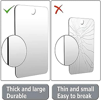 Fogless Acrylic Shower Mirror for Easy Shaving - Smarsty