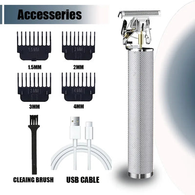 Heavy Metal Hair Clipper for Professional Men's Cuts - Smarsty
