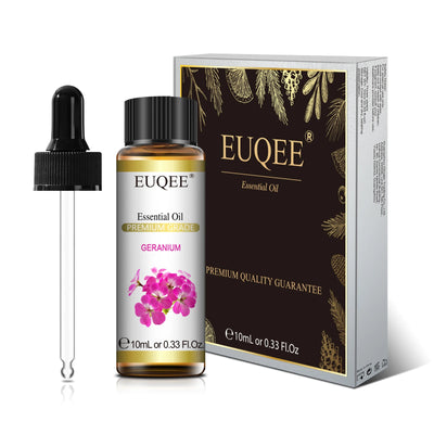 EUQEE 10ml Pure Natural Essential Oil Lavender Jasmine Eucalyptus Vanilla Sandalwood Sweet Orange Lemon Oregano Neroli Fragrance - Smarsty