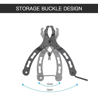 9PCS Bike Repair Tool Kit Crank Chain Cutter Extractor Freewheel Puller Crank Puller Spoke Wrench Complete Bike Maintenance Kits