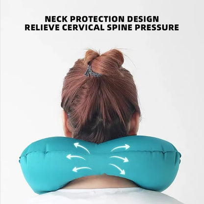 U Shape Inflatable Travel Pillow for Comfort and Support - Smarsty