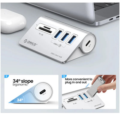 High Performance USB Docking Station With 10Gbps Hub - Smarsty