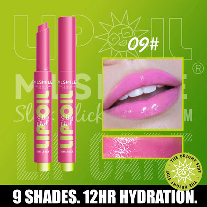 MLSMILE Multi-Color Hydrating Lip Gloss with Mirror - Smarsty