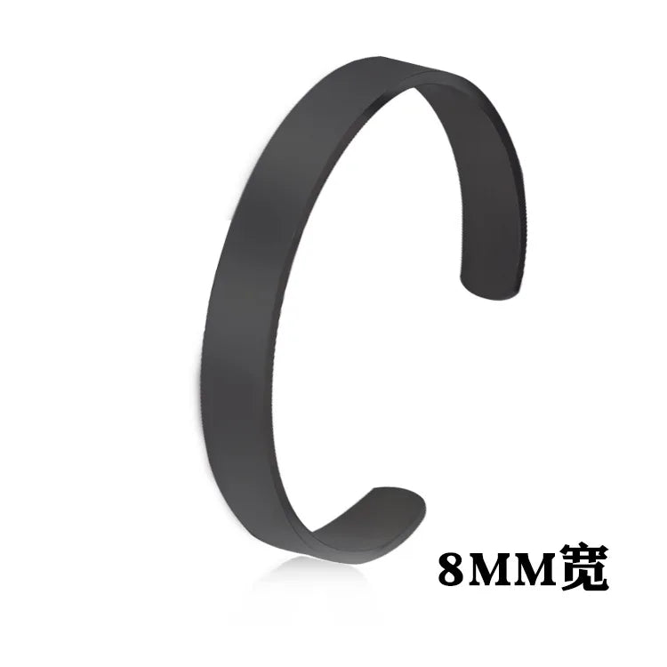 Adjustable Stainless Steel Men Bracelet Glossy Finish - Smarsty