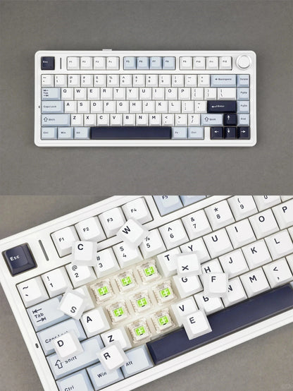 Gaming Mechanical Keyboard 75 Percent RGB Gasket Structure