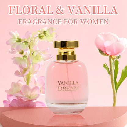 VANILLA DREAM Women's EDP 3.4 Ounce (Pack of 1) Eau de Parfum for Women Women's Fragrance Long Lasting Perfume for Women