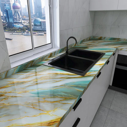 Marble Waterproof Kitchen Wallpaper Easy Peel and Stick - Smarsty