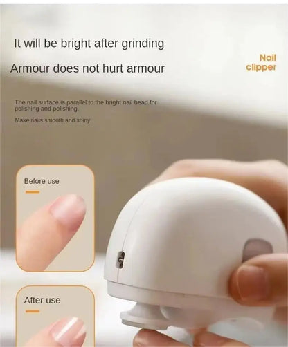 Multifunctional Electric Nail Clipper With Polishing Light - Smarsty