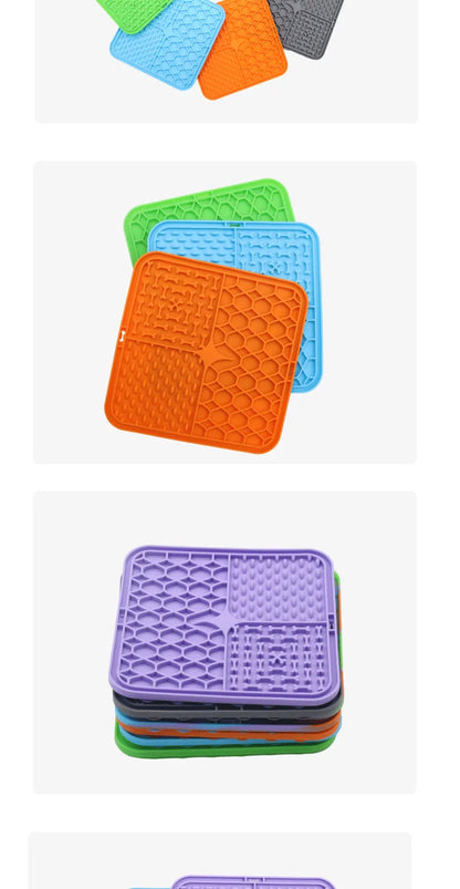Silicone Pet Lick Mat for Slow Feeding Dogs - Smarsty