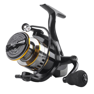1 Piece Two-Hand Rotating Fishing Reel, He1000-7000 Series, 5.2:1 Gear Ratio, 22.05lb Extraction, Smooth and Sensitive Aluminum Alloy Body, Pa Nylon, Left/Right Hands Can Be Changed, Suitable for Freshwater and Saltwater - Smarsty