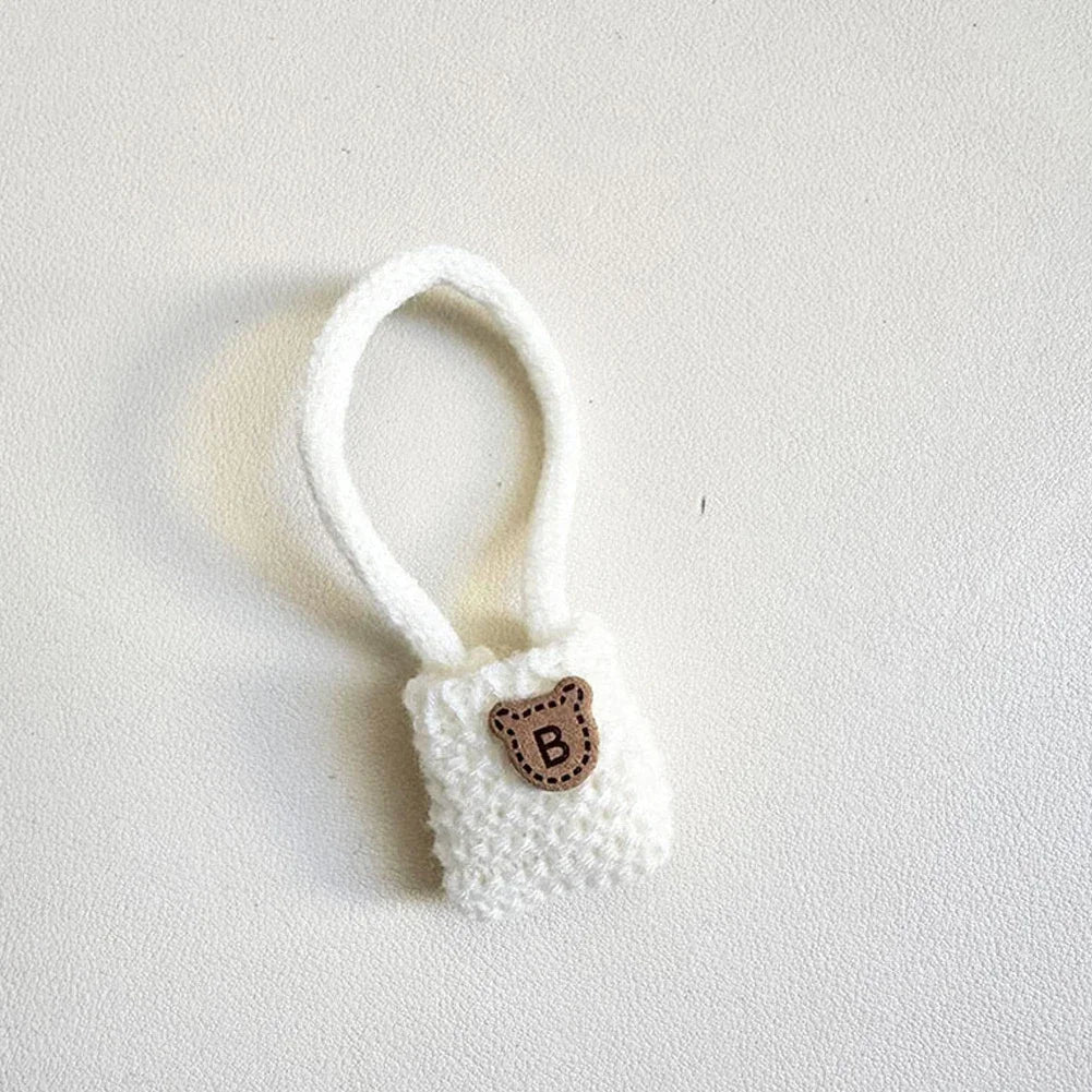 For 15-17 cm v1v2 Labubu Clothes outfit Labubu Sitting Party Bear Label Scarf Hat Bag Dolls Accessories Cute Decoration by Smarsty