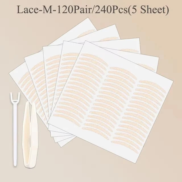 240 Pcs Invisible Double Fold Eyelid Tape For Natural Makeup - Smarsty