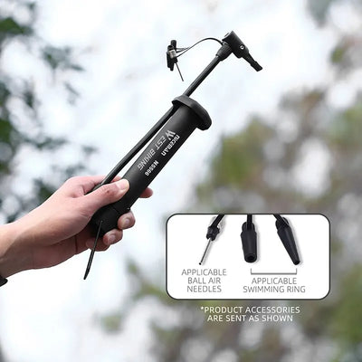 WEST BIKING MTB Bicycle Pump 80 PSI Bike Manual Air Pump Balloon Tire Inflator Schrader Valve Floor Pump Cycling Accesories - Smarsty