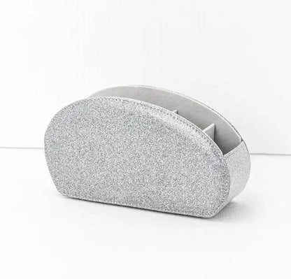 5 Grid Pu Leather Organizer Remote Control Phone And Tv Holder Desk Storage Box Cosmetics Brush by Smarsty