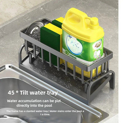 Stainless Steel Kitchen Sink Drain Rack Organizer - Smarsty