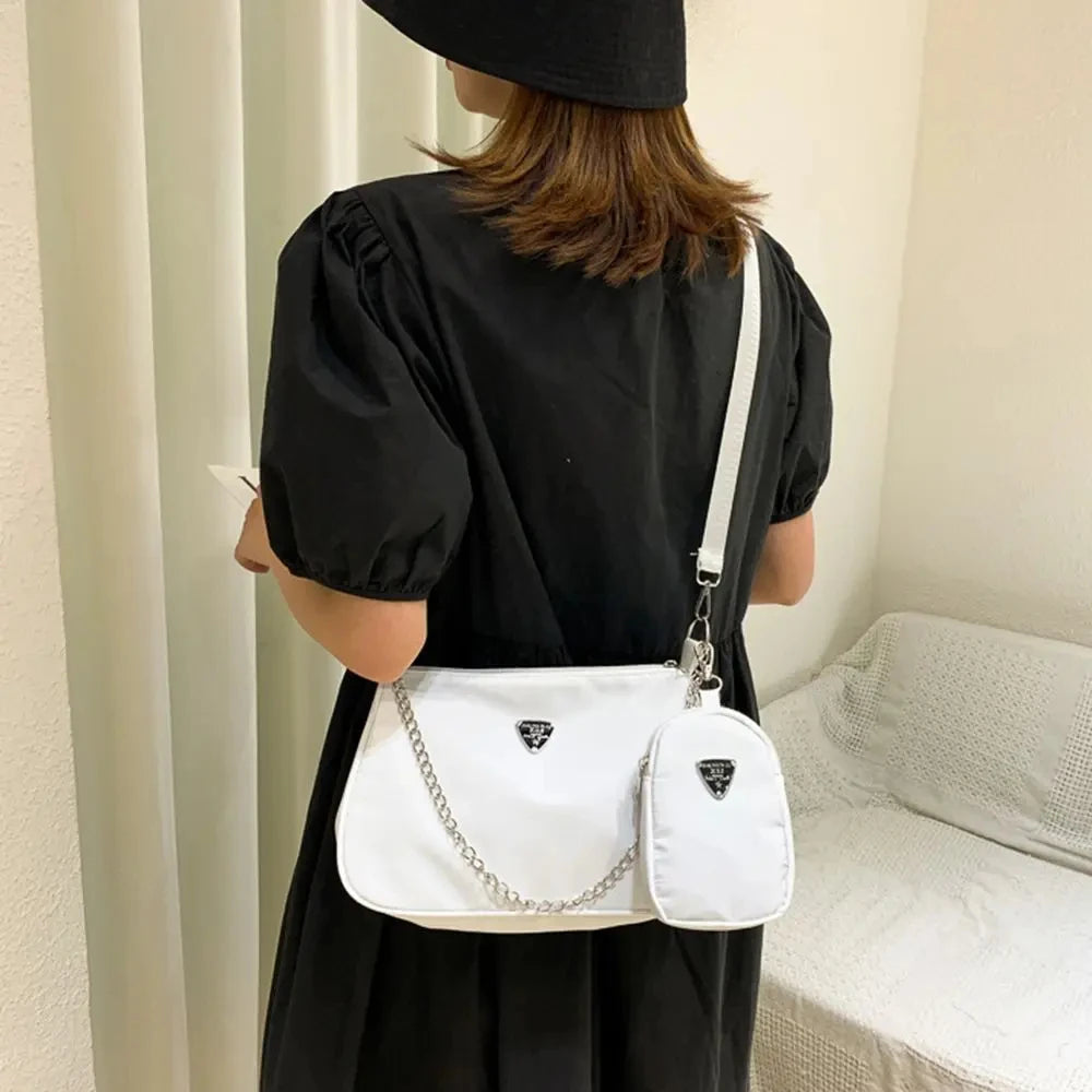Nylon Crossbody Bag For Women Lightweight Portable Everyday - Smarsty