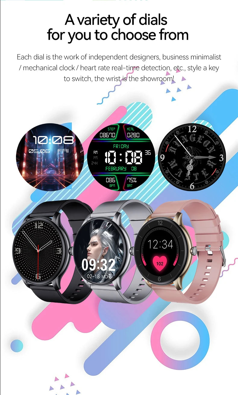Smart Watch with Heart Rate and Sleep Monitor - Smarsty