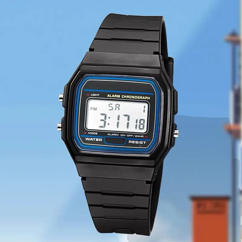 Fashion Sports Men's Digital LED Wristwatch with Silicone Band - Smarsty