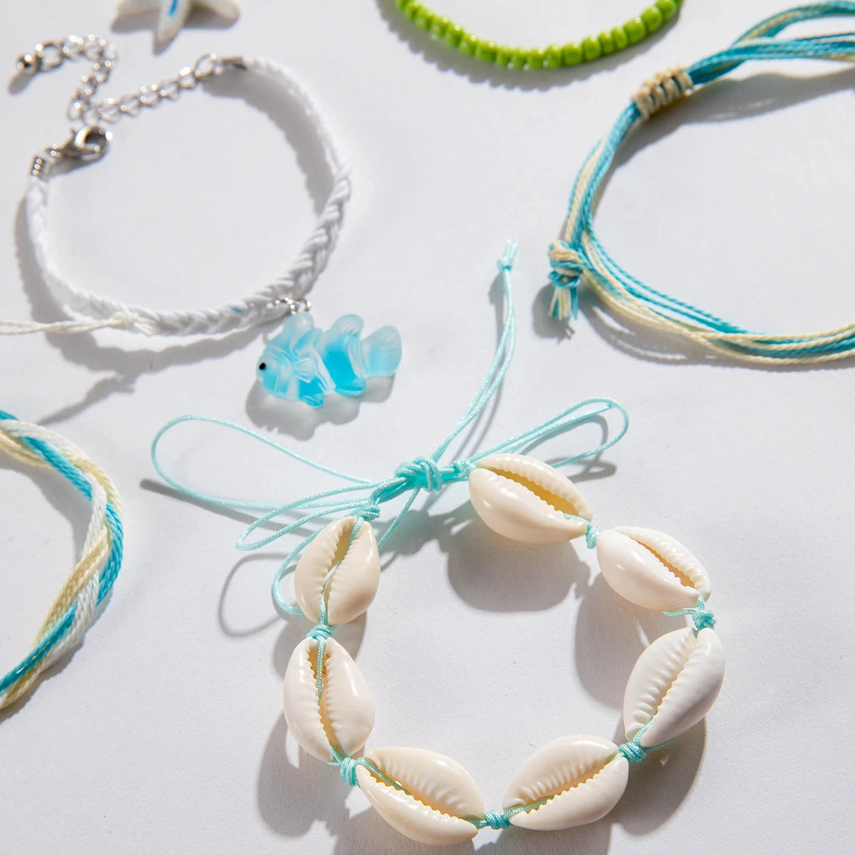 Bohemian Shell Beaded Bracelet Set for Women - Smarsty