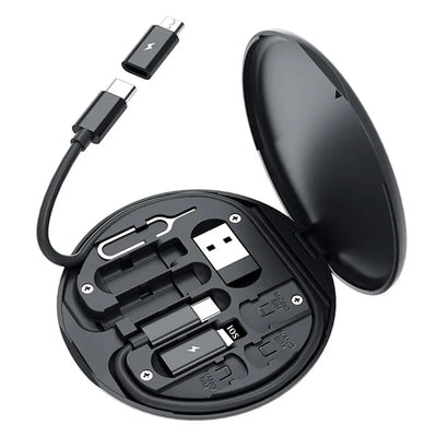 Multi USB Type C to C 60W Charging Adapter Cable Kit USB C to Lighting Conversion Set USB A & Type C to Micro/Type C/Lighting - Smarsty