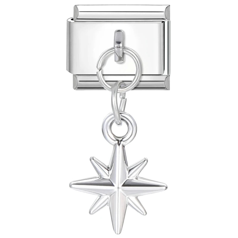 Italian Stainless Steel Charm Links For 9mm Bracelets - Smarsty
