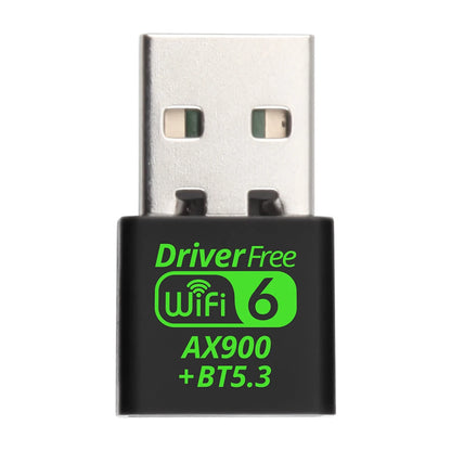 USB WiFi 6 Bluetooth 5.3 Adapter USB WiFi Network Wireless Wlan Receiver Dual Band 2.4/5.8GHz Mini USB WiFi Dongle Driver Free