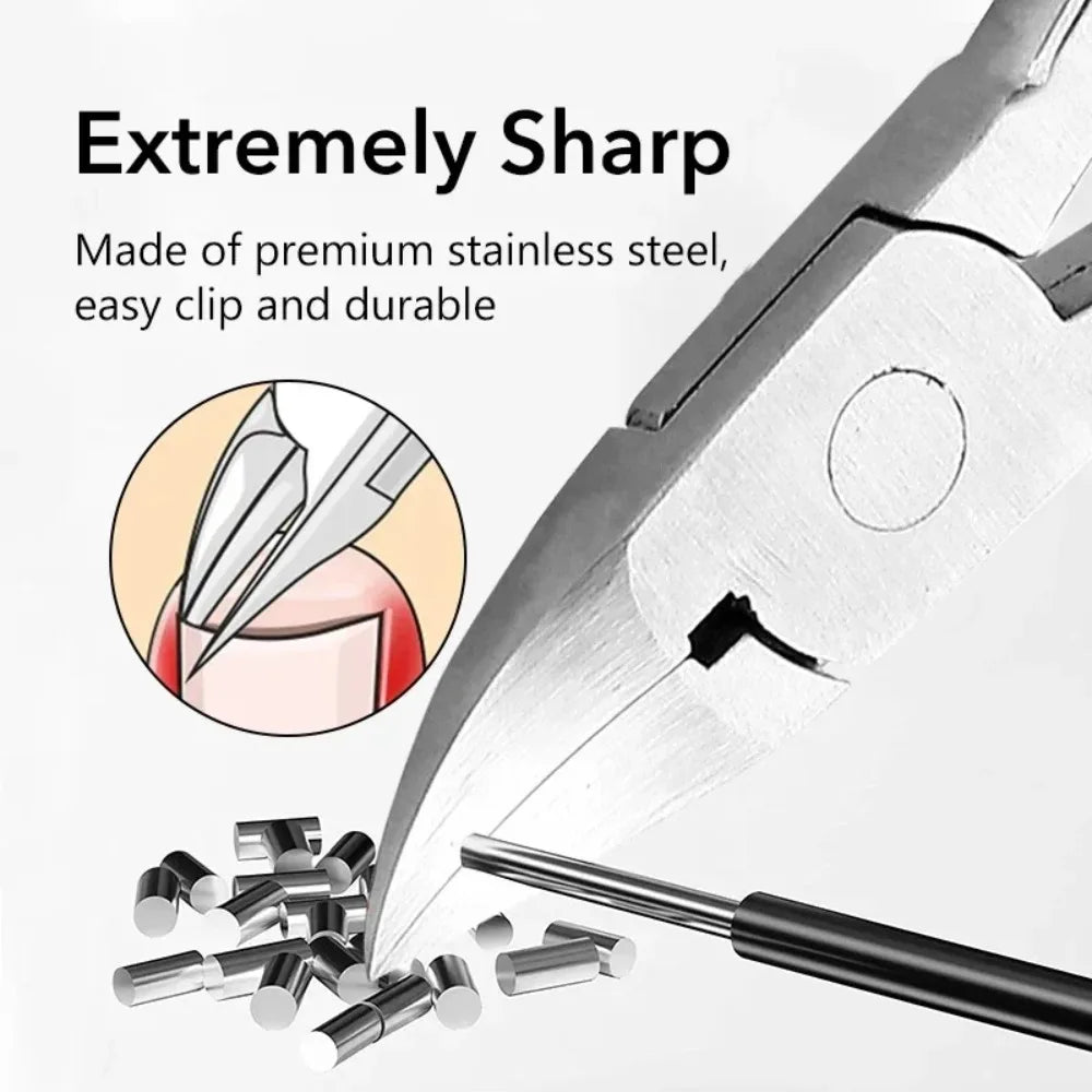 Stainless Steel Nail Clippers for Ingrown Toenails - Smarsty
