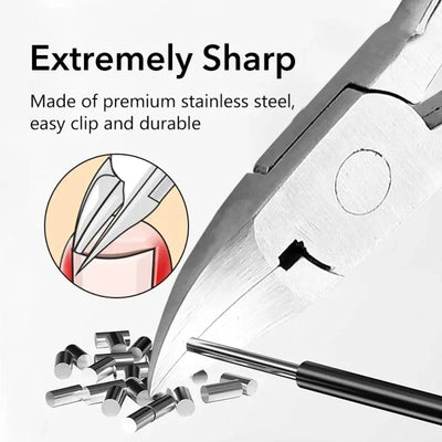 Stainless Steel Nail Clippers for Ingrown Toenails - Smarsty