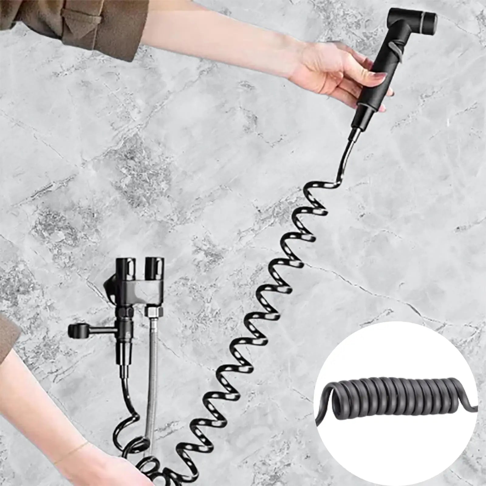 Portable Cold Water Bidet Sprayer Set for Easy Cleaning - Smarsty