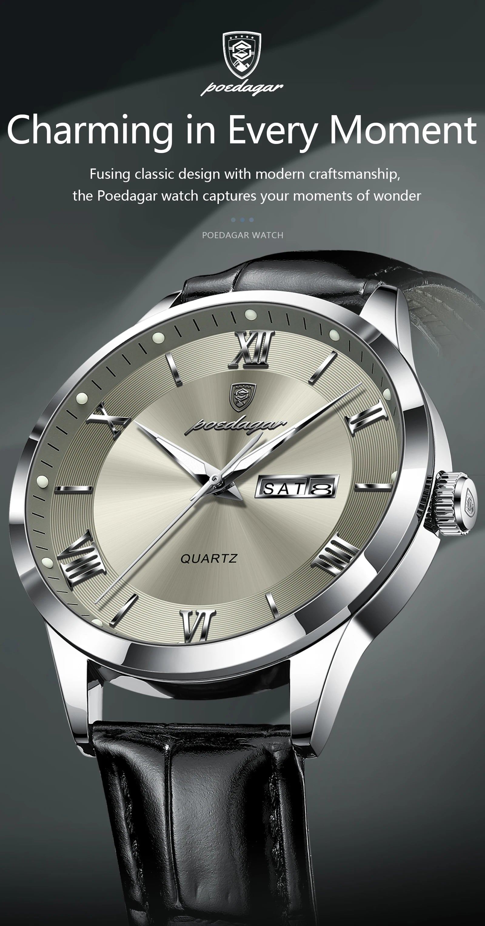 Luxury Waterproof Military Watch For Men with Luminous Dial - Smarsty