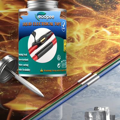Liquid Waterproof Electrical Tape Epoxy Resin Black Glue Quick Drying Sealant For Wires And Cables Home Use Fix Line Glue - Smarsty