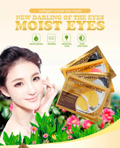 Gold Collagen Crystal Eye Masks for Dark Circles and Puffiness - Smarsty