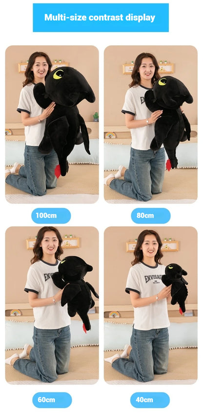 In Stock Little Flying Dragon Kawaii Plush Toy Lying Posture Style Toothless Doll Pillow Toys Children Couple Birthday Gift